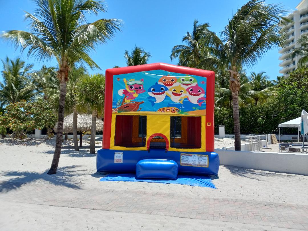 Baby Shark Bounce House Rental in Miramar, FL | Party Supply